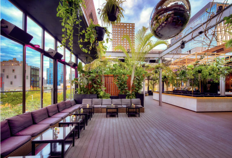 The Rooftop — the room